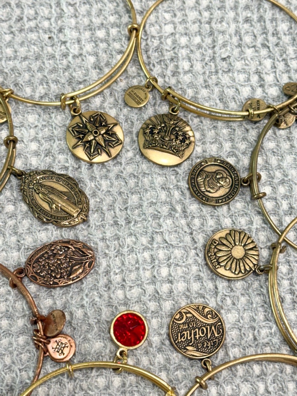 Lot of 8 Preowned Alex and Ani Bracelets